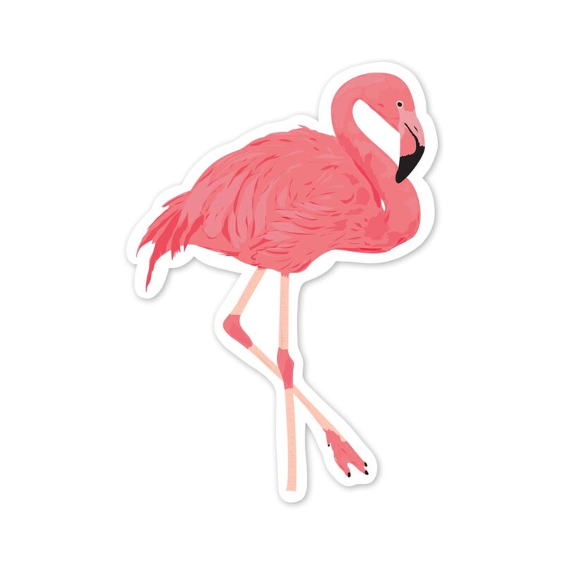 Autocollant Flamingo