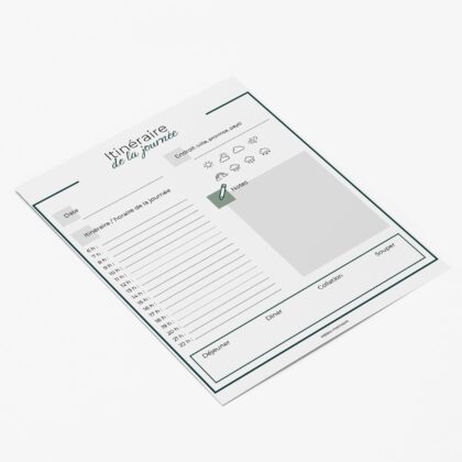 Itinéraire journée