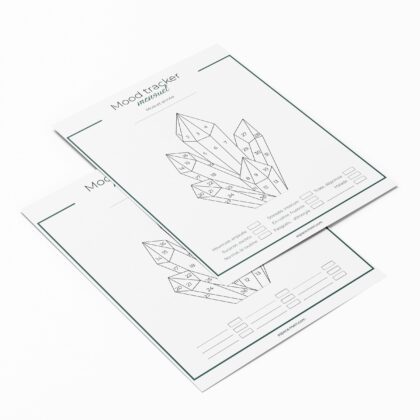 Mood tracker crystaux